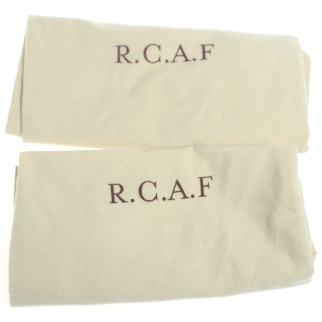NO BRAND(ノーブランド) R.C.A.F カーフフレンチ ローファー レザー シューズ ブラック