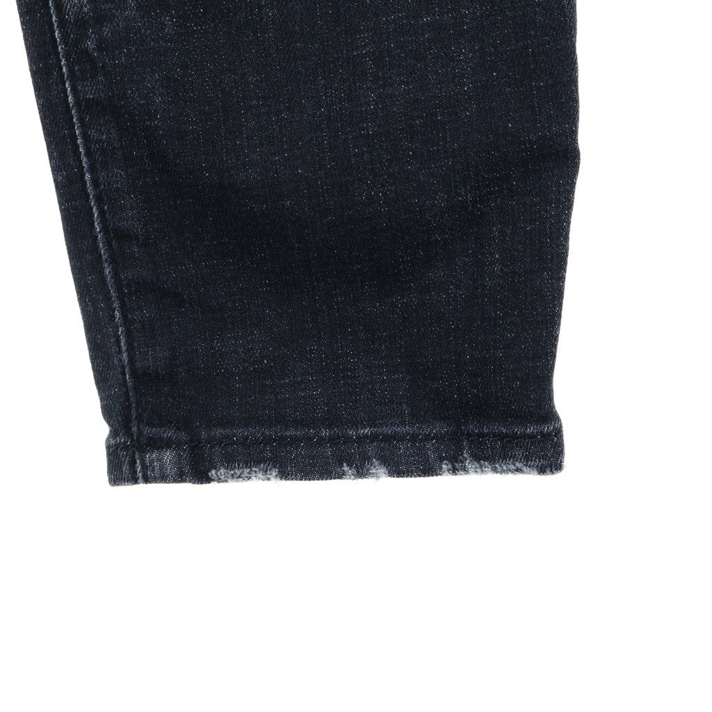 DSQUARED2(ディースクエアード) DANCATEN Denim pants ダメージ加工 ボタンフライ デニムパンツ ブラック レディース S72LB0172