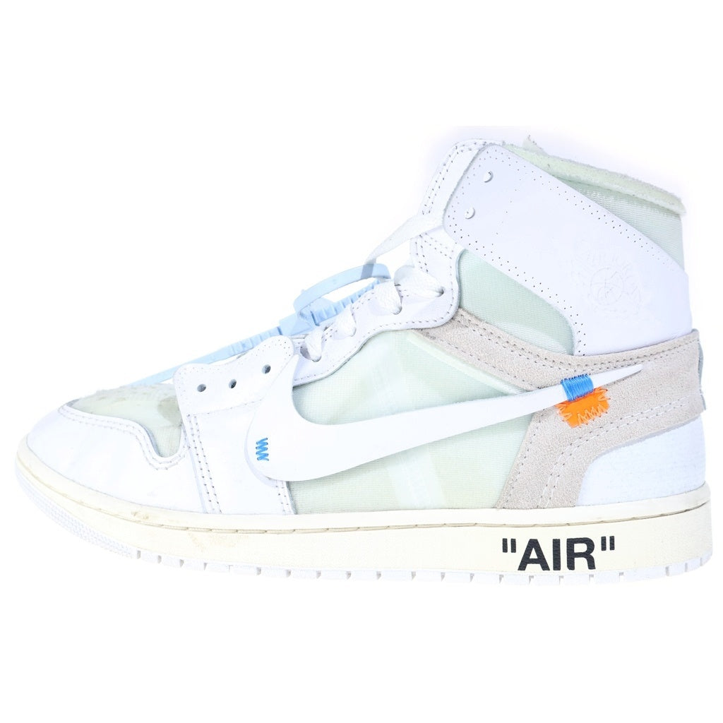 NIKE(ナイキ) ×Virgil Abloh Archive (V.A.A.) × Nike Air Jordan 1 Retro High OG Alaska エアジョーダン1 レトロ ハイ アラスカハイカットスニーカー ホワイト US10.5/28.5cm AA3834-100