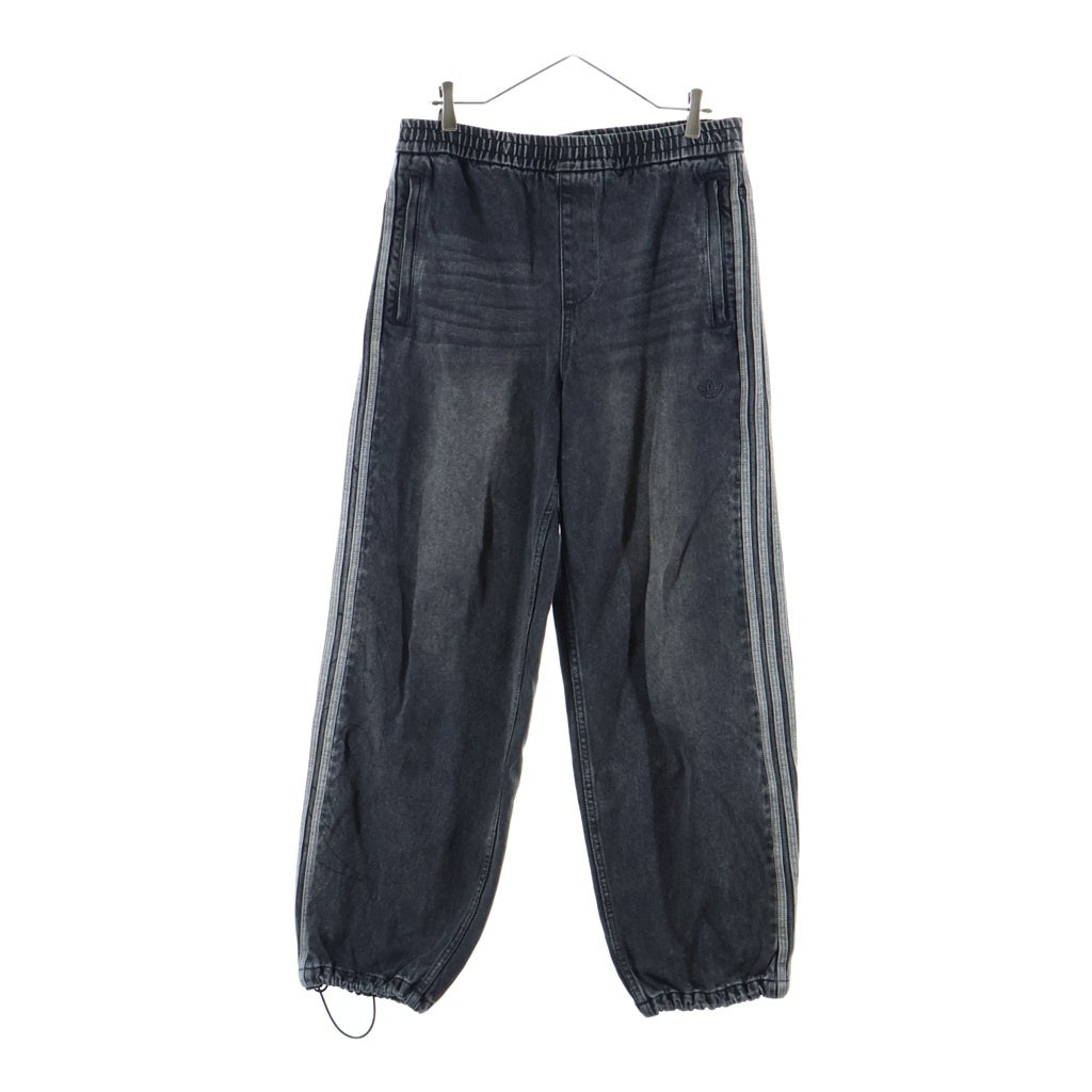 adidas(アディダス) ADILENIUM SEASON TEAMGEIST DENIM JOGGER アディレニウム シーズン 4 チームガイスト デニム ジョガー パンツ ブラック KF8543