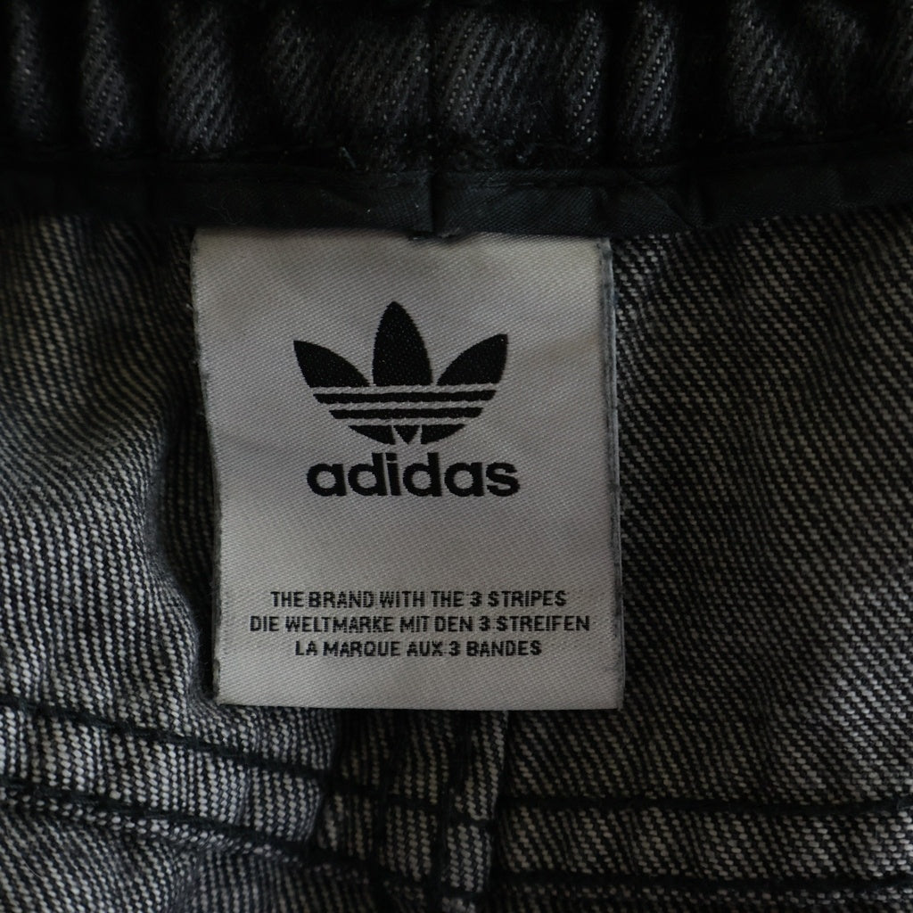 adidas(アディダス) ADILENIUM SEASON TEAMGEIST DENIM JOGGER アディレニウム シーズン 4 チームガイスト デニム ジョガー パンツ ブラック KF8543