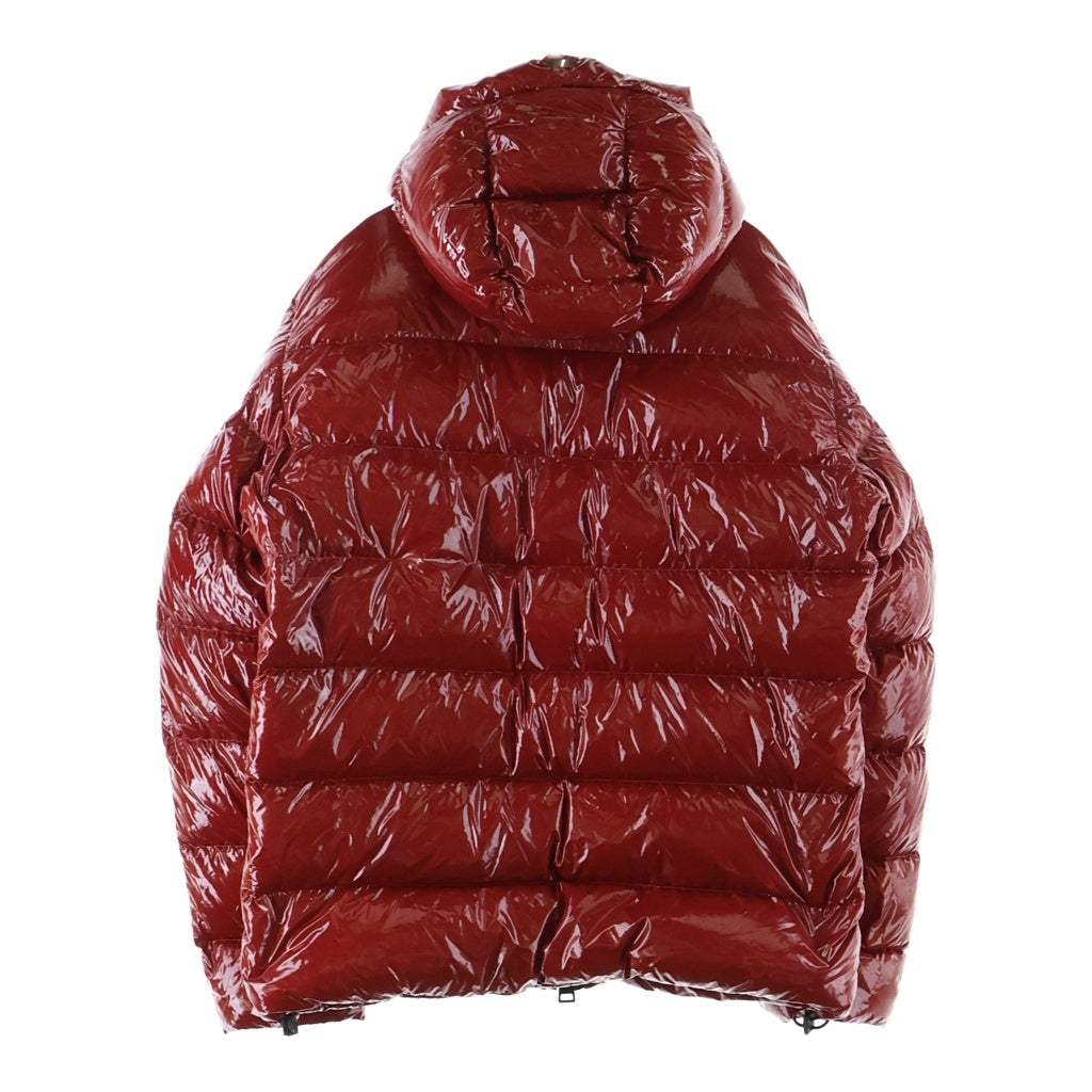 HERNO(ヘルノ) シャイニー ナイロン ジップアップ フーデット ダウンジャケット レッド PI00011UO