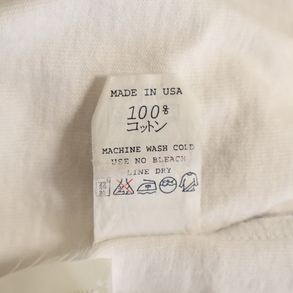 STUSSY(ステューシー) 00S OLD USA製 アーム デザイン プリント 半袖 Tシャツ カットソー ホワイト