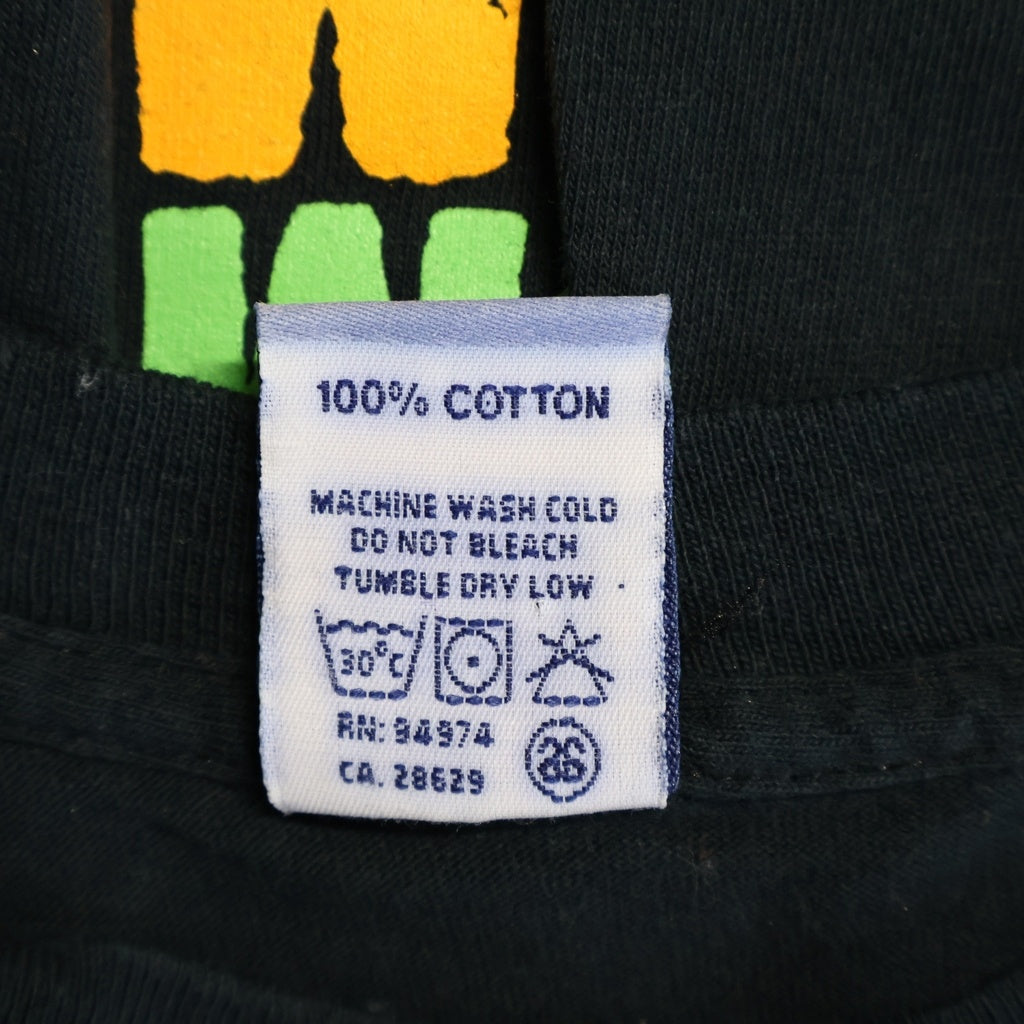 STUSSY(ステューシー) 00S OLD 銀タグ ×SK8thing Design BEATS BREAKIN ロゴ プリント 半袖 Tシャツ カットソー ブラック