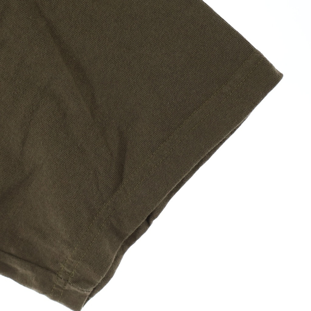 STUSSY(ステューシー) 00S OLD 陰陽 スカル プリント ラグラン 半袖 Tシャツ カットソー ホワイト/ブラウン