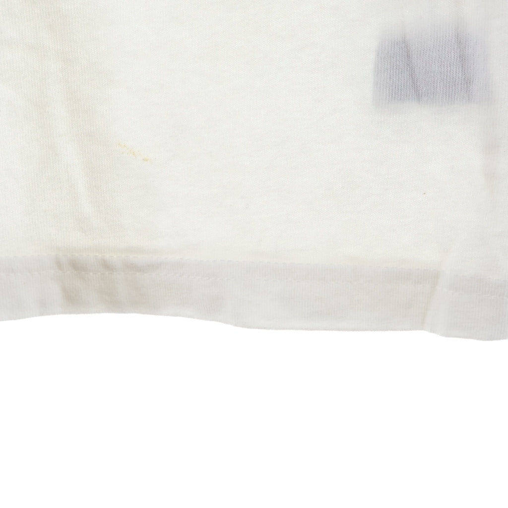 STUSSY(ステューシー) 00S OLD 陰陽 スカル プリント ラグラン 半袖 Tシャツ カットソー ホワイト/ブラウン