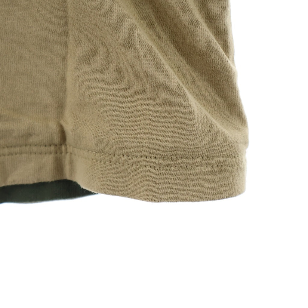 UNDERCOVER(アンダーカバー) 99AW アンビバレンス期 WE DON'T CARE リバーシブル プリント 半袖 Tシャツ カットソー ベージュ