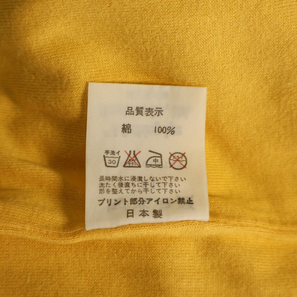 A BATHING APE(アベイシングエイプ) 90S SHALL NEVER KILL APE リバーシブル 半袖 Tシャツ カットソー パープル/イエロー