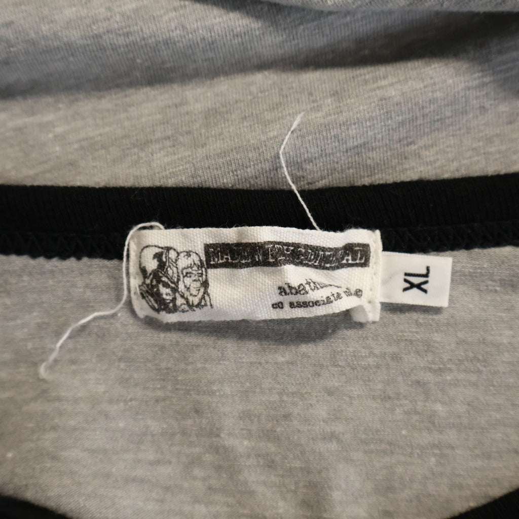 A BATHING APE(アベイシングエイプ) 90S OLD カレッジロゴ ロゴプリント 長袖 Tシャツ カットソー グレー
