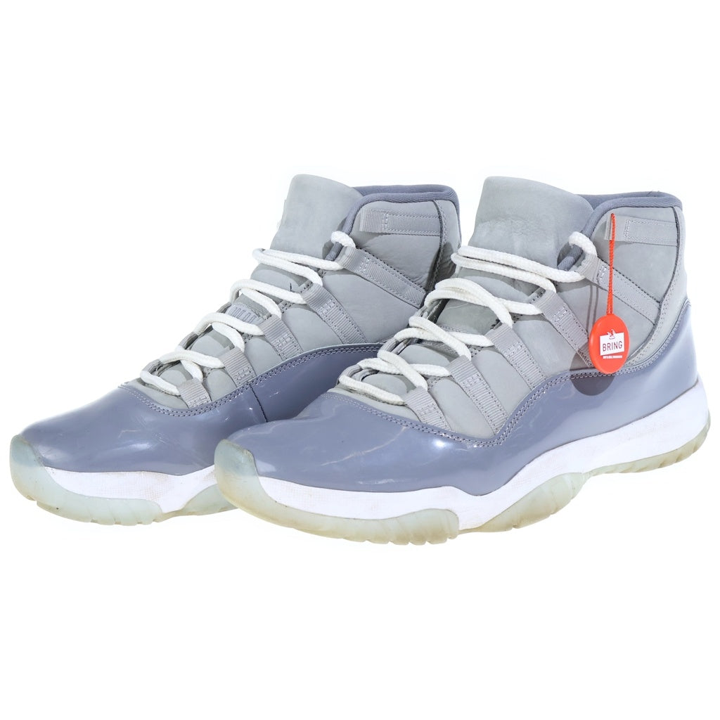 NIKE(ナイキ) AIR JORDAN 11 HIGH COOL GRAY エアジョーダン11 クールグレー エナメルハイカットスニーカー グレー US10/28cm CT8012-005