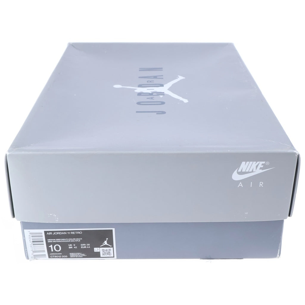 NIKE(ナイキ) AIR JORDAN 11 HIGH COOL GRAY エアジョーダン11 クールグレー エナメルハイカットスニーカー グレー US10/28cm CT8012-005