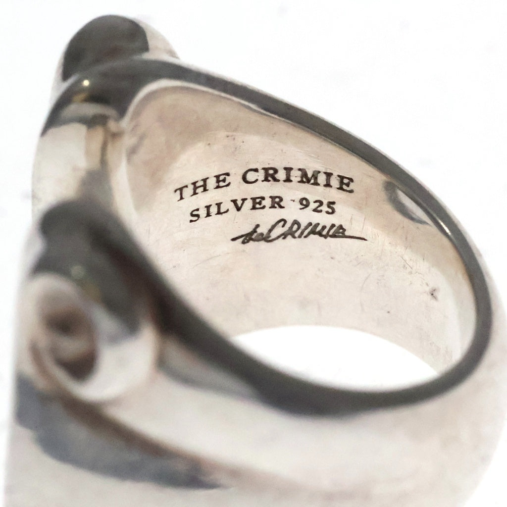 CRIMIE(クライミー) LETTER RIBBON HORSE SHOE SILVER RING レターリボン ホースシュー シルバーリング シルバー CR-02C1-JW31