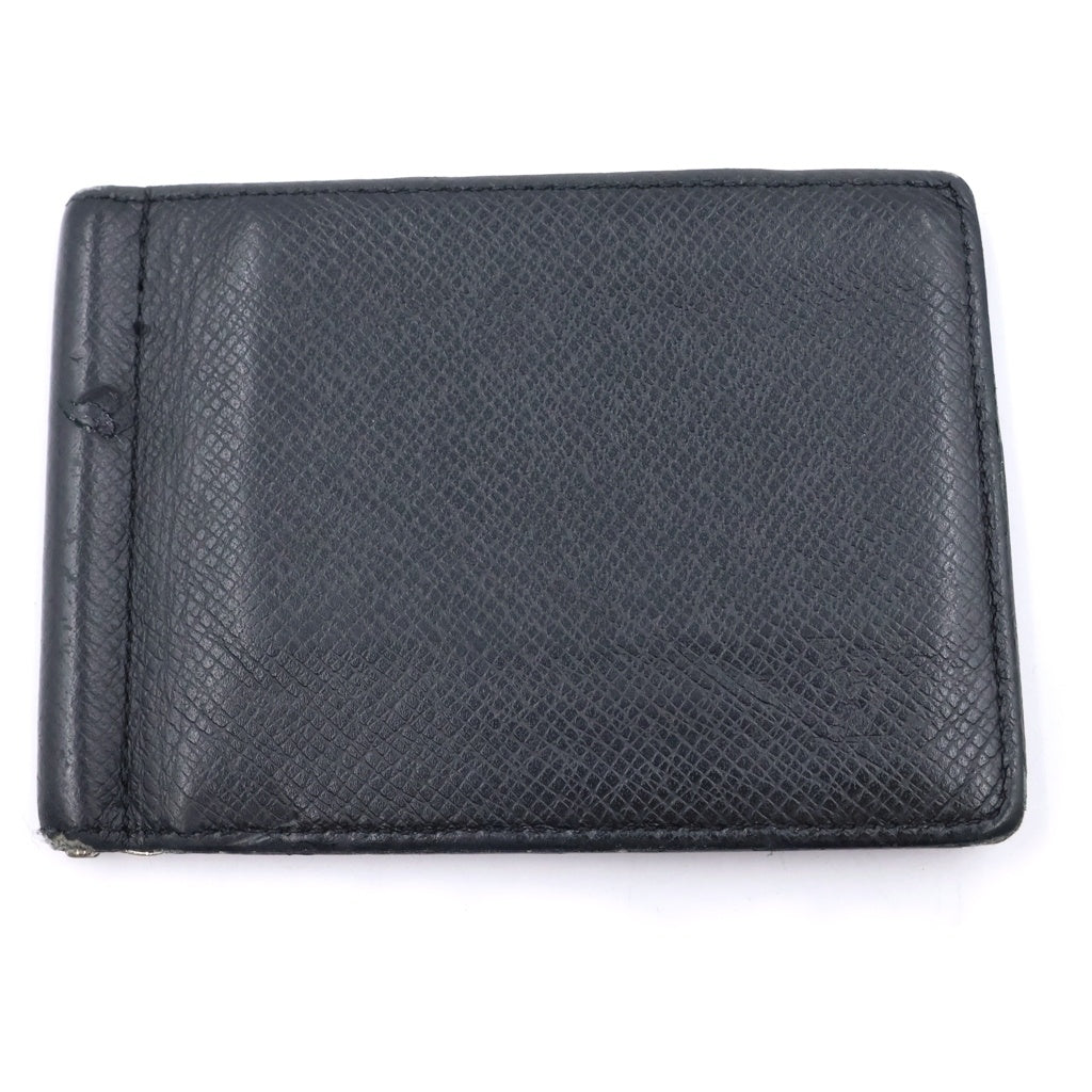 LOUIS VUITTON(ルイヴィトン) ポルトフォイユ パンス タイガレザーマネークリップ財布 ブラック MB3196 M62978