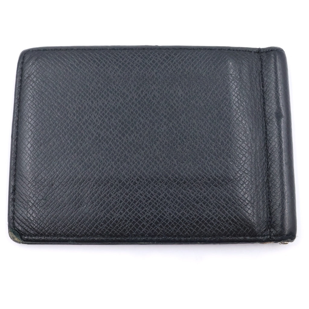 LOUIS VUITTON(ルイヴィトン) ポルトフォイユ パンス タイガレザーマネークリップ財布 ブラック MB3196 M62978