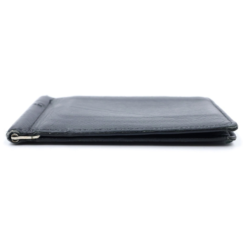 LOUIS VUITTON(ルイヴィトン) ポルトフォイユ パンス タイガレザーマネークリップ財布 ブラック MB3196 M62978