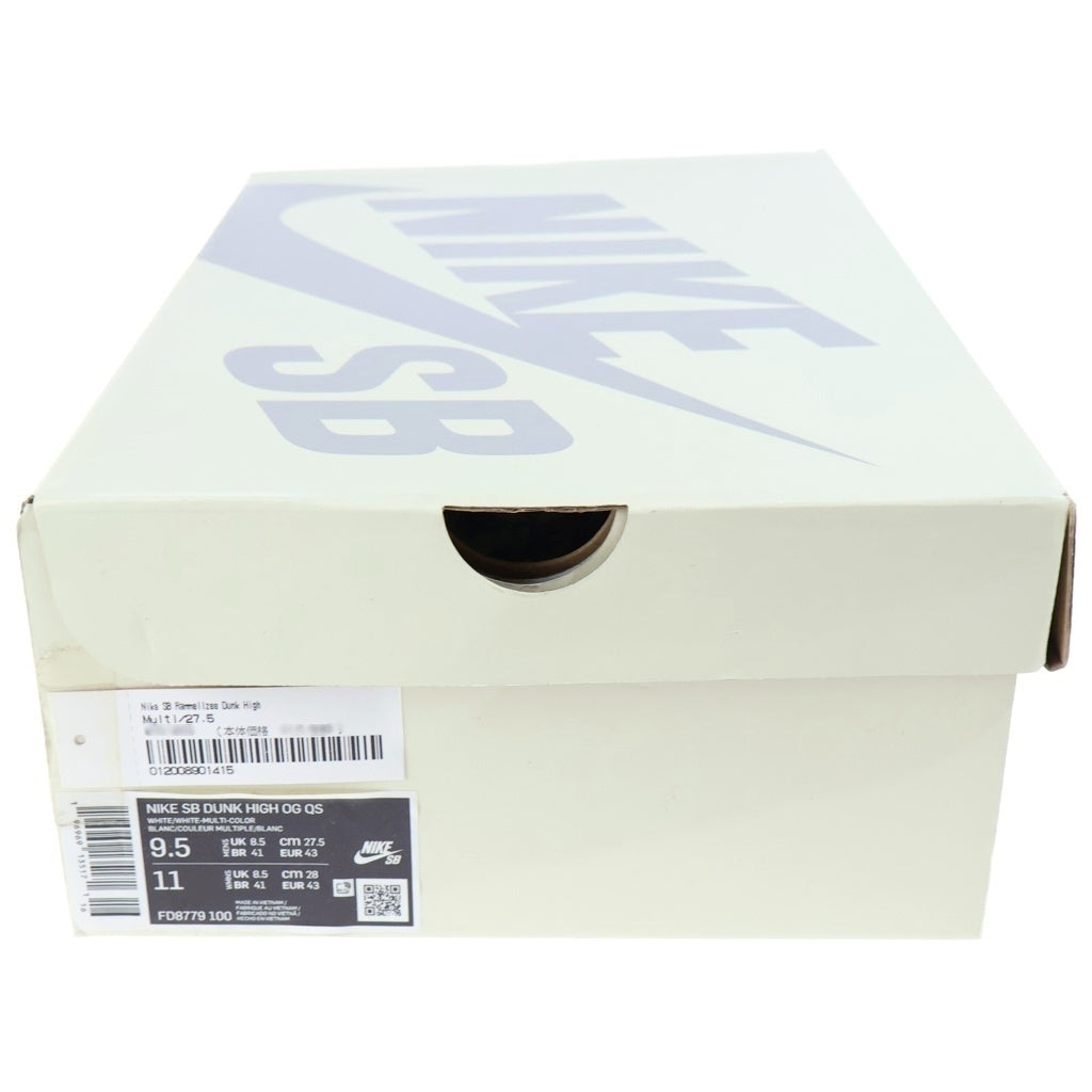SUPREME(シュプリーム) ×NIKE Dunk High Rammellzee SB ダンク ハイ ラメルジーマルチカラー US9.5/27.5cm FD8779-100