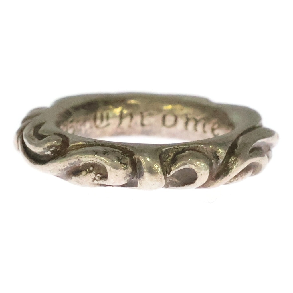 CHROME HEARTS(クロムハーツ) SCRL BAND スクロールバンド リング シルバー BCA351