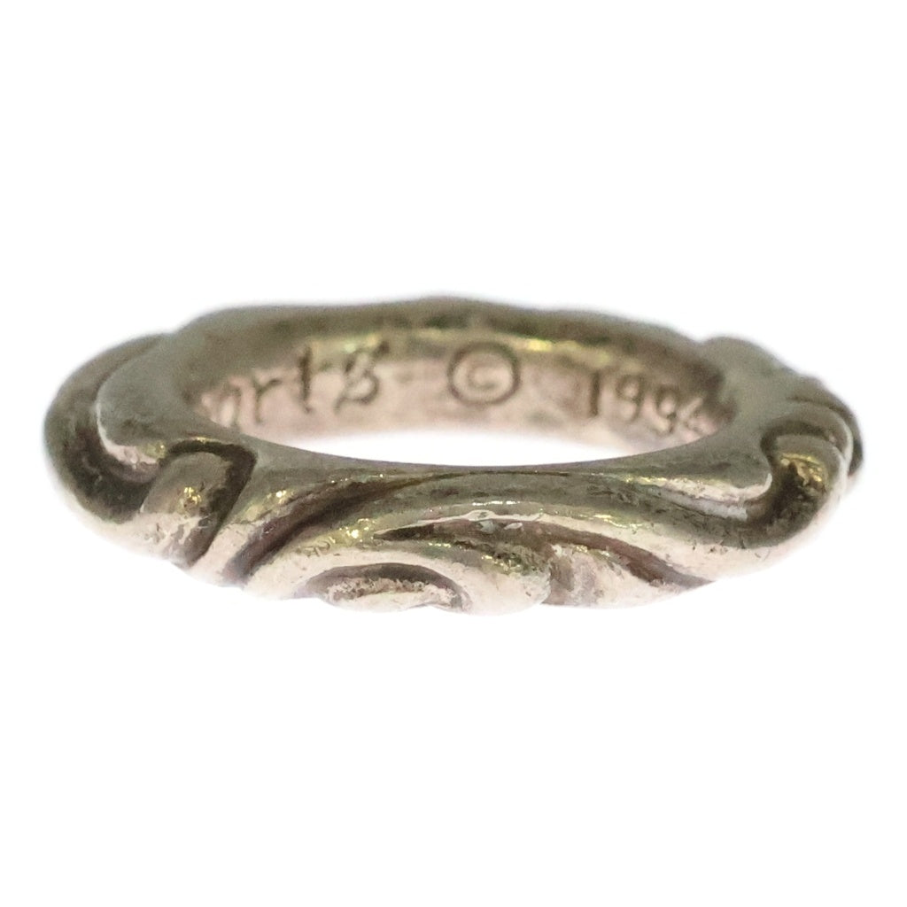 CHROME HEARTS(クロムハーツ) SCRL BAND スクロールバンド リング シルバー BCA351