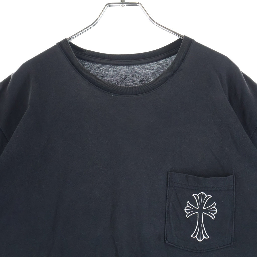 CHROME HEARTS(クロムハーツ) CH CROSS S/S CHクロス バックスクロールラベル 半袖Tシャツ カットソー ブラック