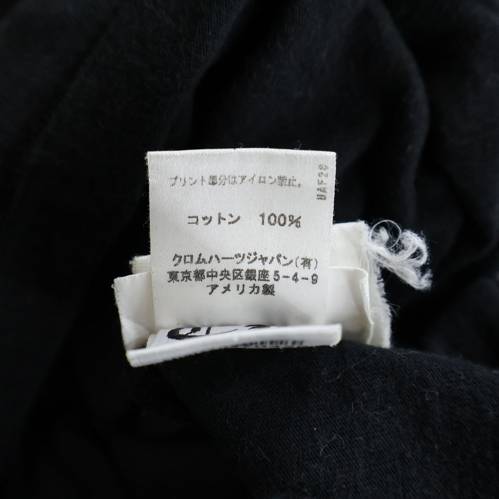 CHROME HEARTS(クロムハーツ) CH CROSS S/S CHクロス バックスクロールラベル 半袖Tシャツ カットソー ブラック