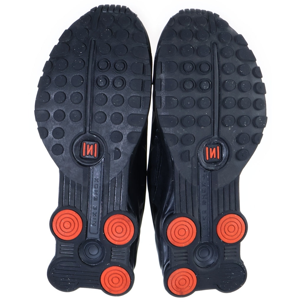 NIKE(ナイキ) SHOX R4 BLACK ORANGE ウィメンズ ショックス ローカットスニーカー ブラック US11/28cm AR3565-004