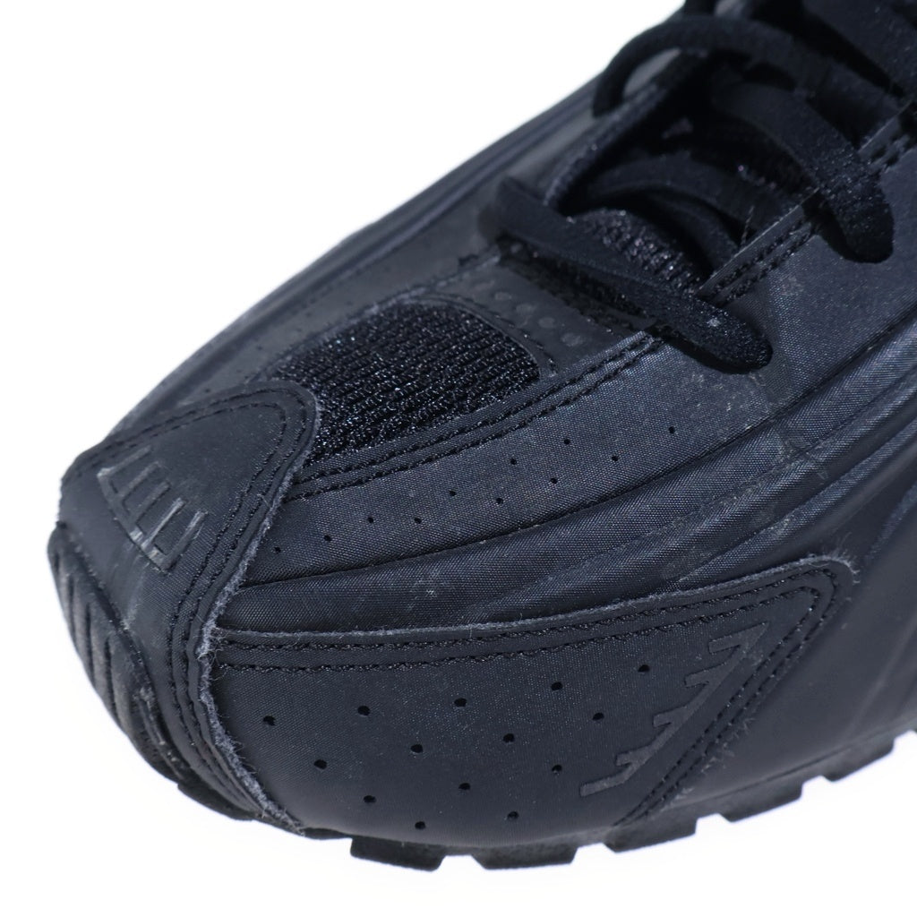 NIKE(ナイキ) SHOX R4 BLACK ORANGE ウィメンズ ショックス ローカットスニーカー ブラック US11/28cm AR3565-004