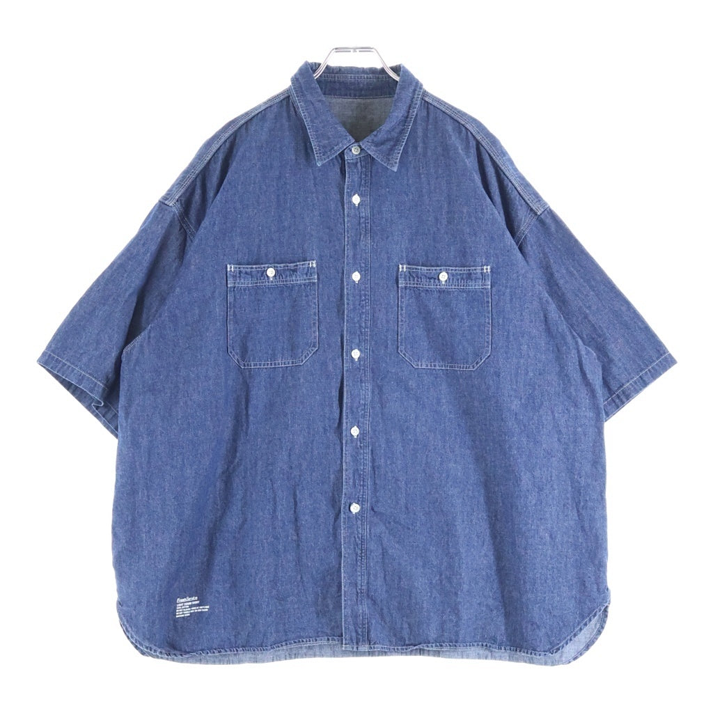 FreshService(フレッシュサービス) LIGHT DENIM S/S SHIRT デニム 半袖 シャツ インディゴ FSC252-50046