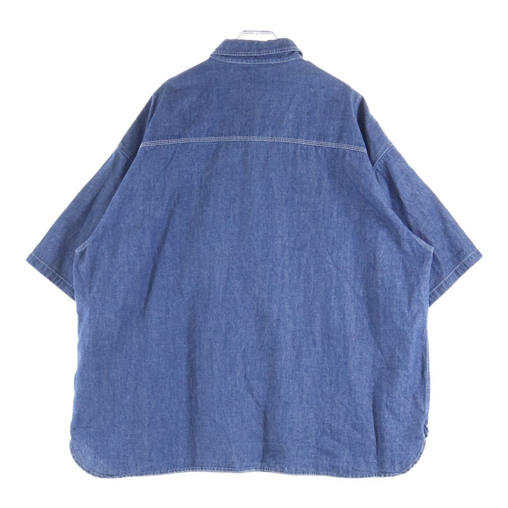 FreshService(フレッシュサービス) LIGHT DENIM S/S SHIRT デニム 半袖 シャツ インディゴ FSC252-50046