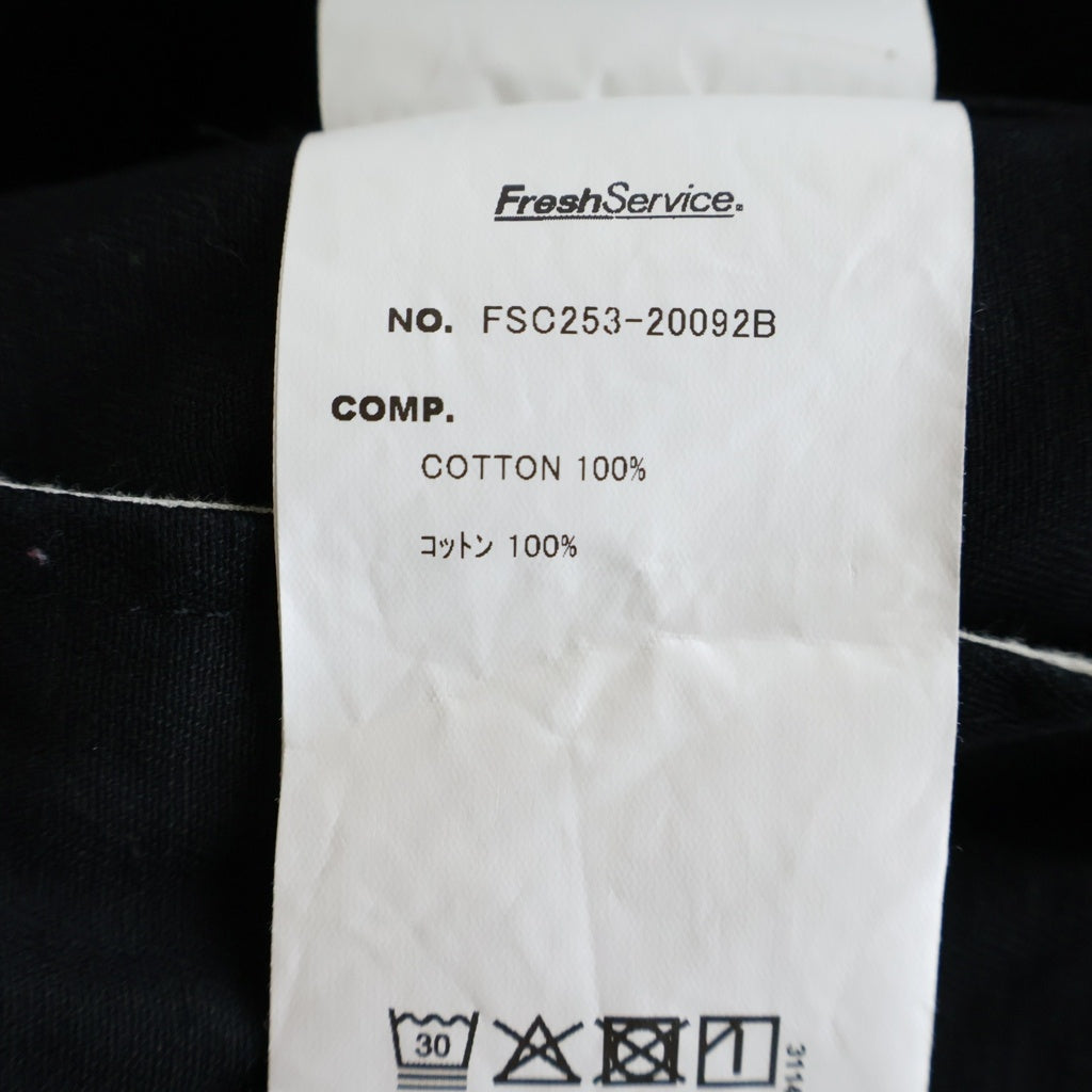 FreshService(フレッシュサービス) CORPORATE CHINO JACKET コーポレート チノ ジャケット ブラック FSC253-200092B