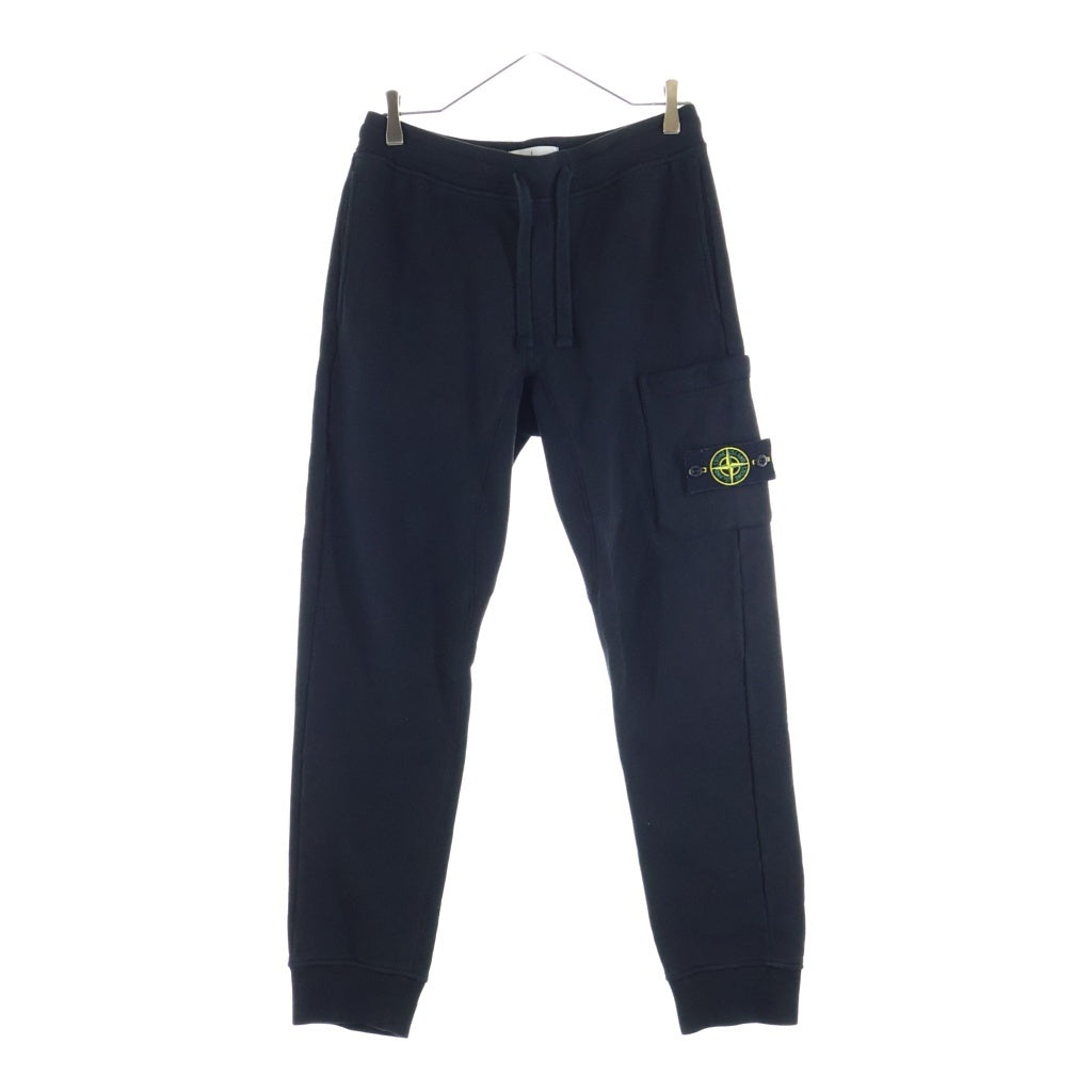 STONE ISLAND(ストーンアイランド) 19AW ワッペンロゴ スウェット ジョガーパンツ ブラック 711560320