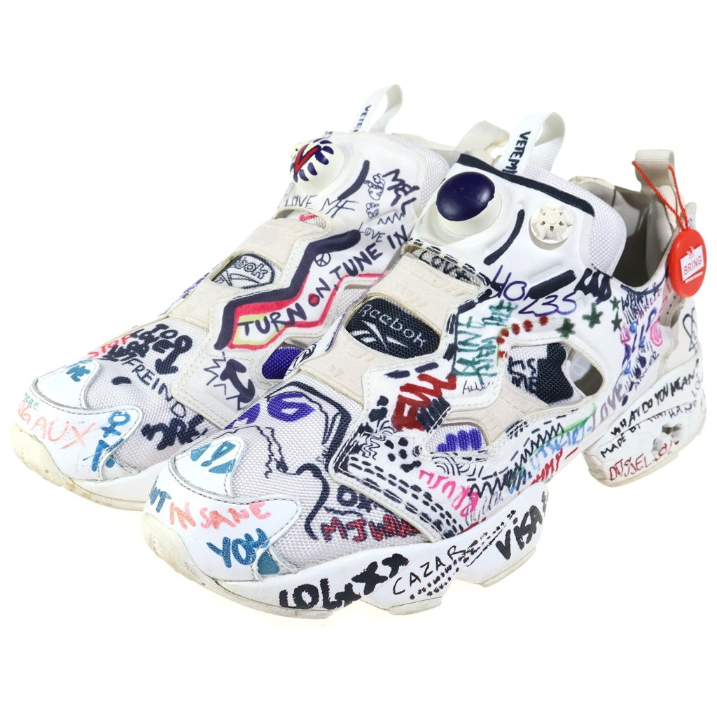 Reebok(リーボック) × VETEMENTS INSTAPUMP FURY DOODLE ローカットスニーカー マルチ US9/27cm