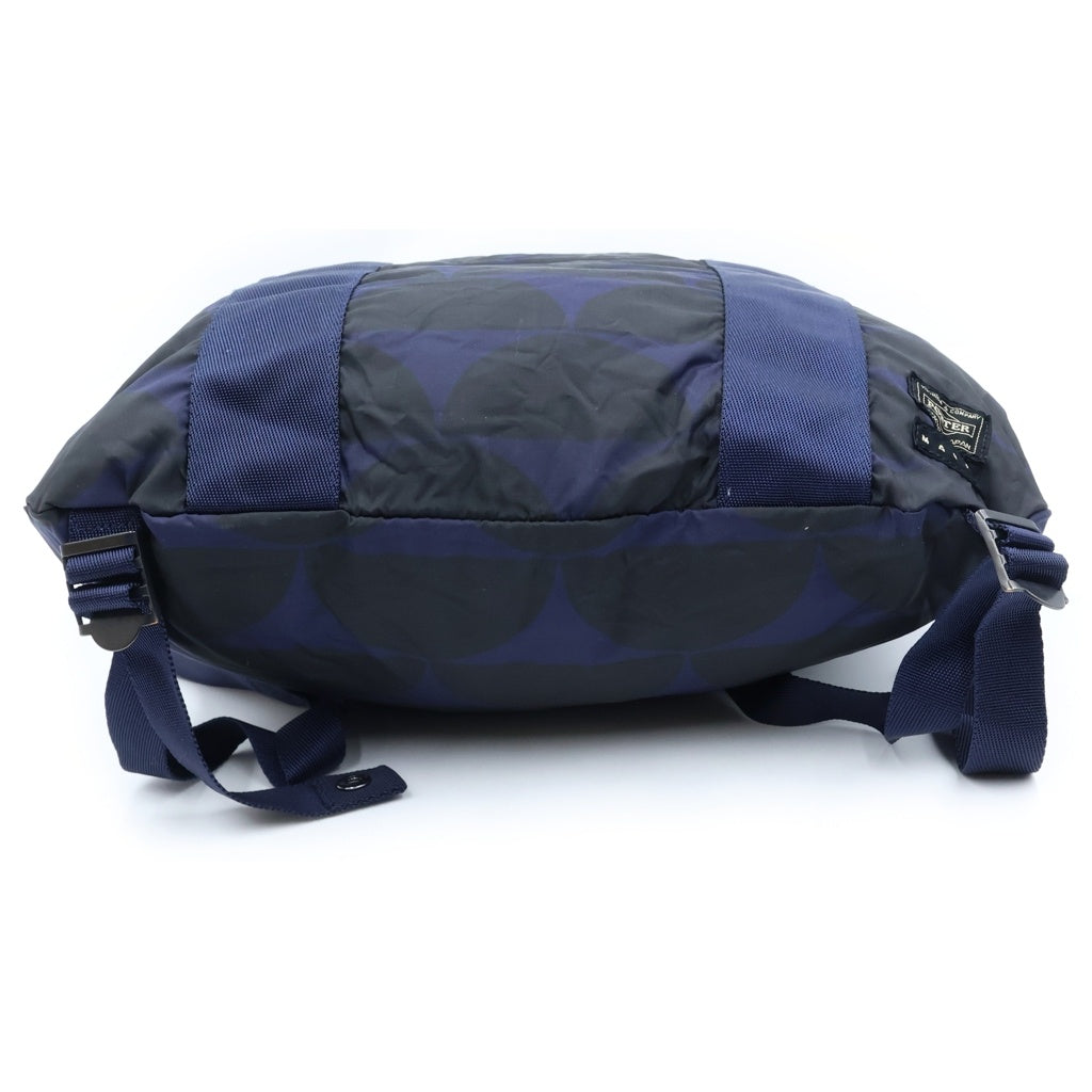 PORTER(ポーター) ×MARNI 2WAY ナイロン バックパック ハンドバック ブルー/ブラック レディース