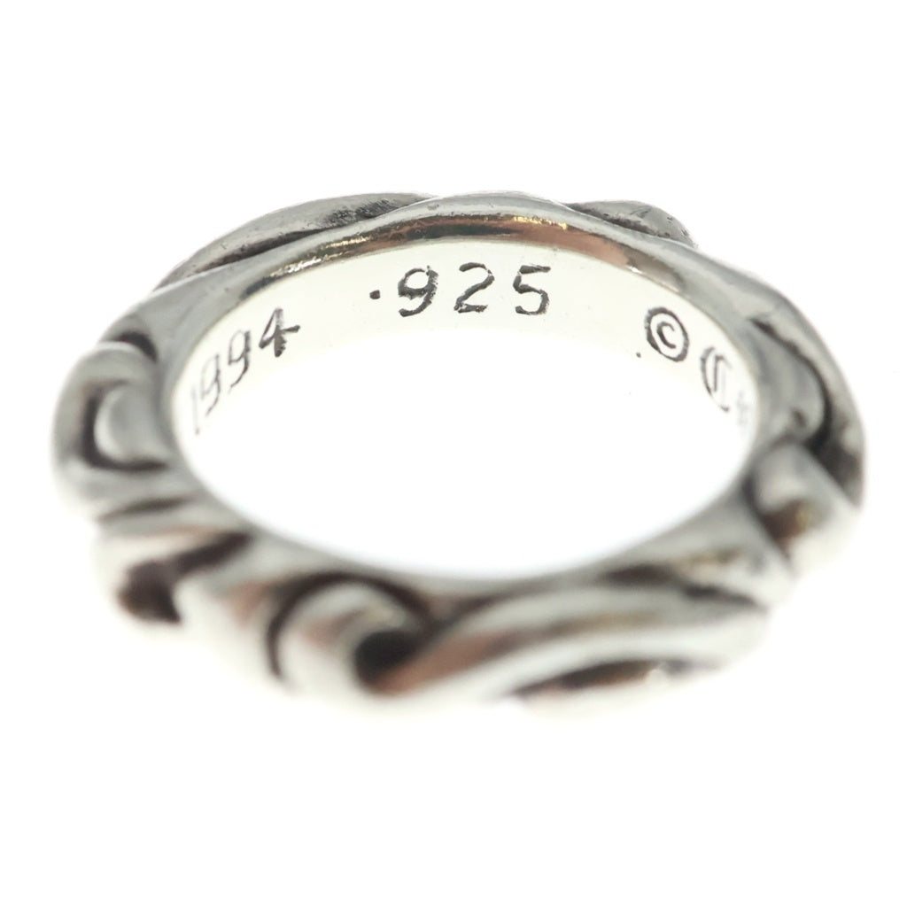 CHROME HEARTS(クロムハーツ) SCRL BAND スクロールバンド リング シルバー BCA351 レディース