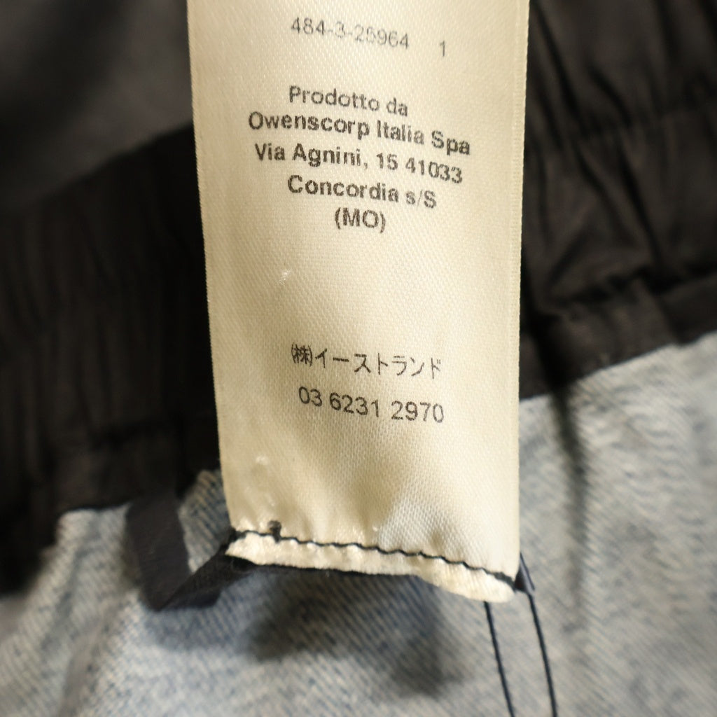 Rick Owens(リックオウエンス) 24AW Cargobelas Denim pants カーゴベラ コーティング デニムパンツ ブラック RU02D6339-SCT