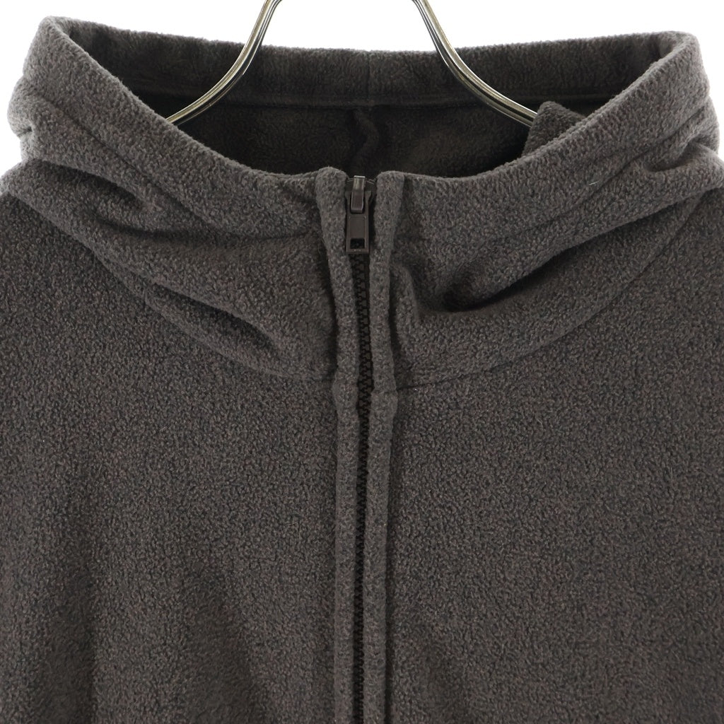 YEEZY(イージー) Zip Hoodie フリース ジップ アップ フーデッド パーカー ブラウン JC-03