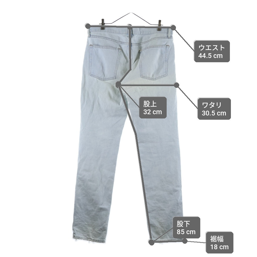 YEEZY GAP(イージーギャップ) season5 ボタンフライ ストレート デニム パンツ インディゴ