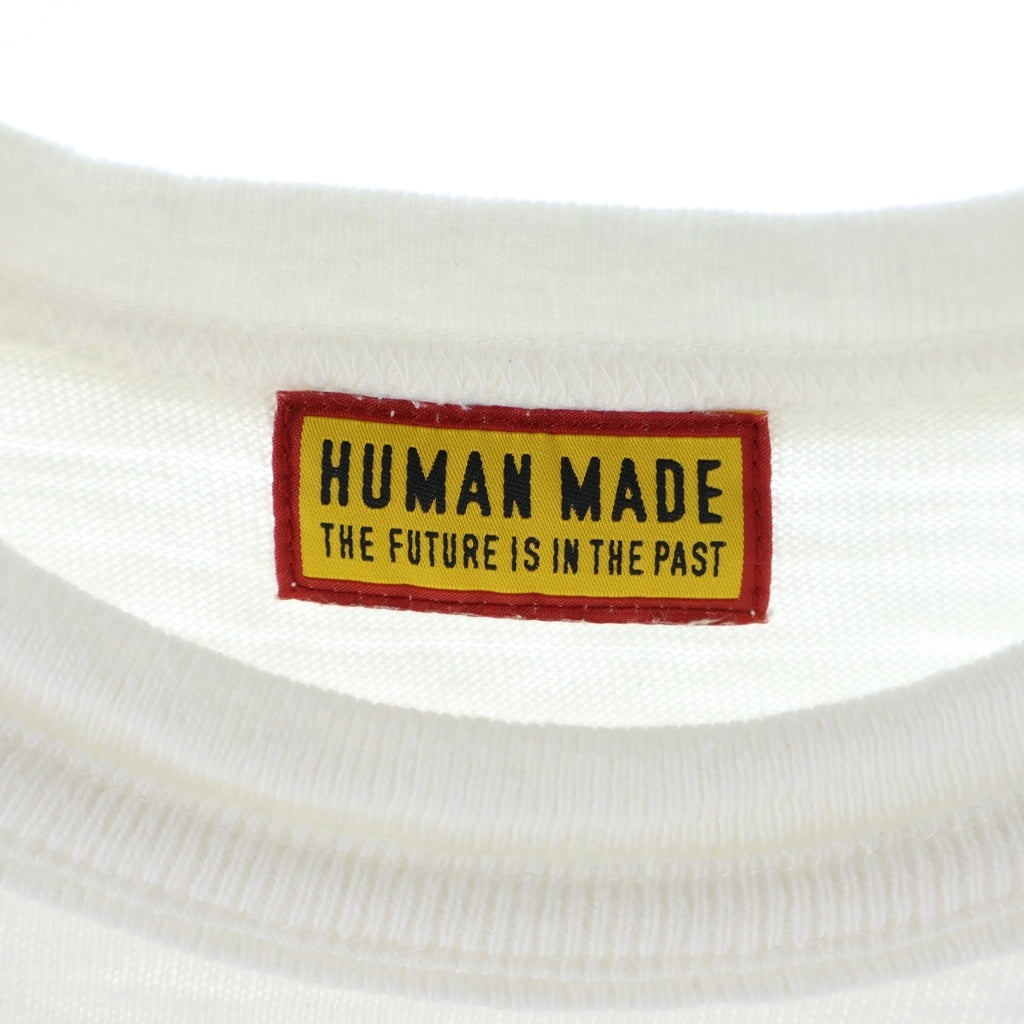 HUMAN MADE(ヒューマンメイド) 26SS xRED WING GRAPHIC T-SHIRT ロゴ プリント 半袖 Tシャツ カットソー ホワイト XX30TE001