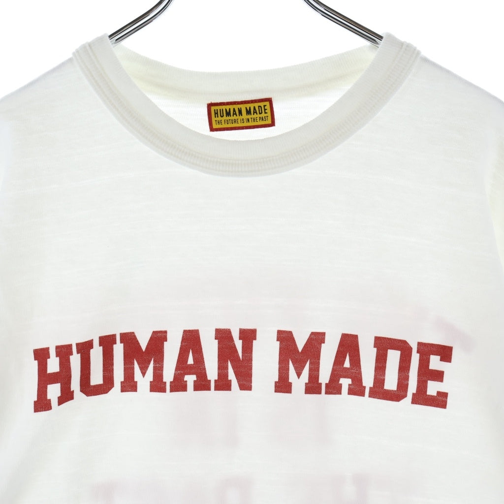 HUMAN MADE(ヒューマンメイド) CLASSIC T-SHIRT ロゴ プリント 半袖 Tシャツ カットソー ホワイト HM29CS042