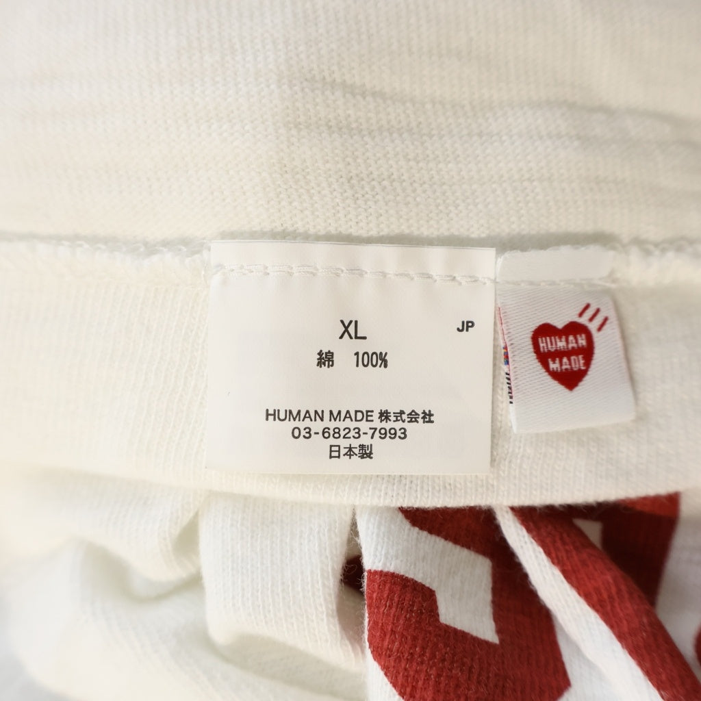 HUMAN MADE(ヒューマンメイド) CLASSIC T-SHIRT ロゴ プリント 半袖 Tシャツ カットソー ホワイト HM29CS042