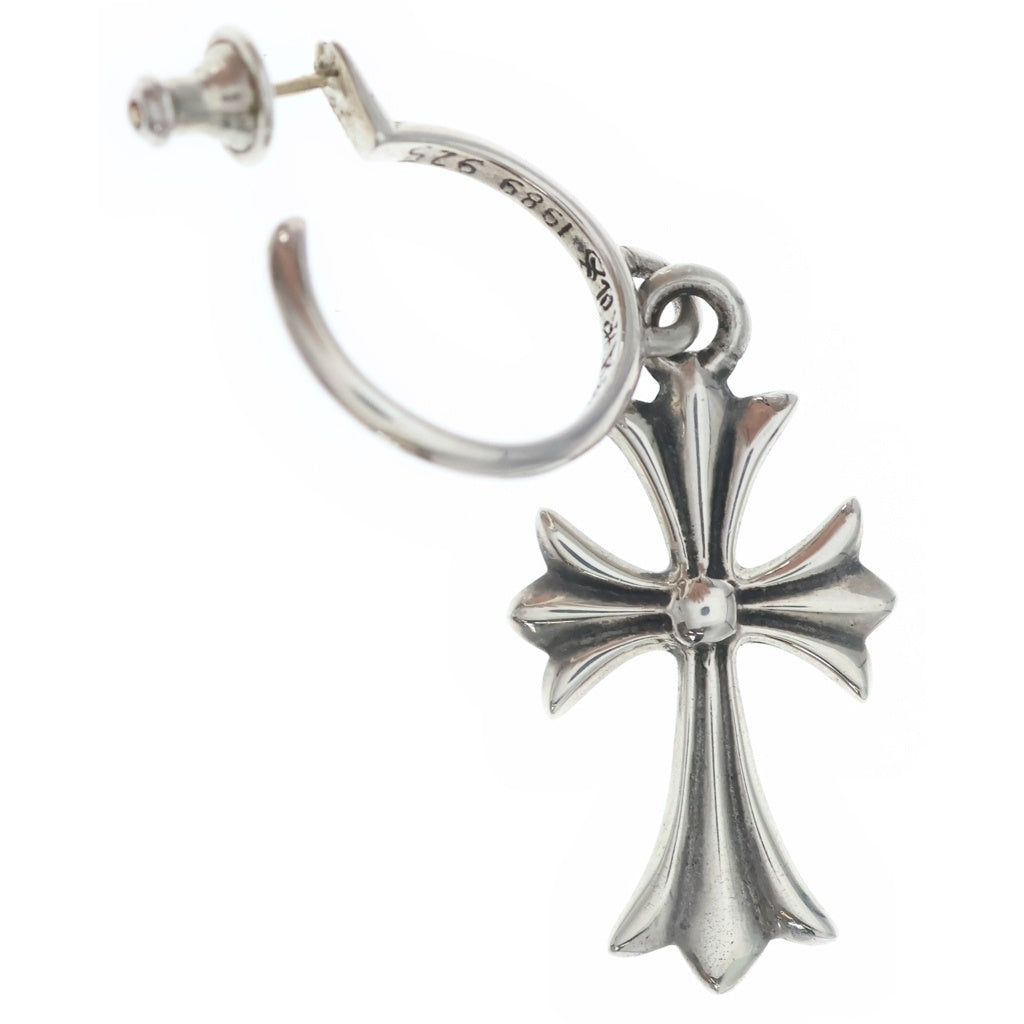 CHROME HEARTS(クロムハーツ) TINY CH CROSS タイニーCHクロス フープピアス シルバー BCA115