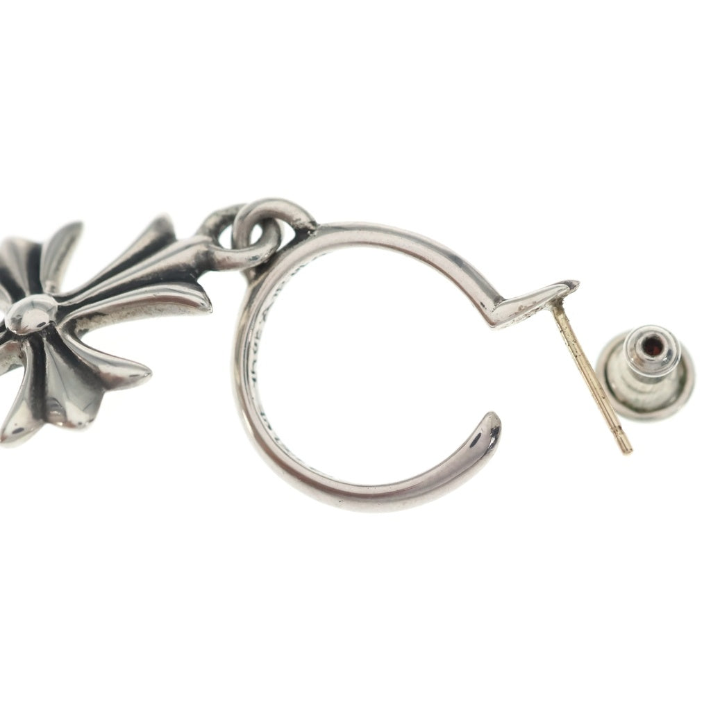 CHROME HEARTS(クロムハーツ) TINY CH CROSS タイニーCHクロス フープピアス シルバー BCA115