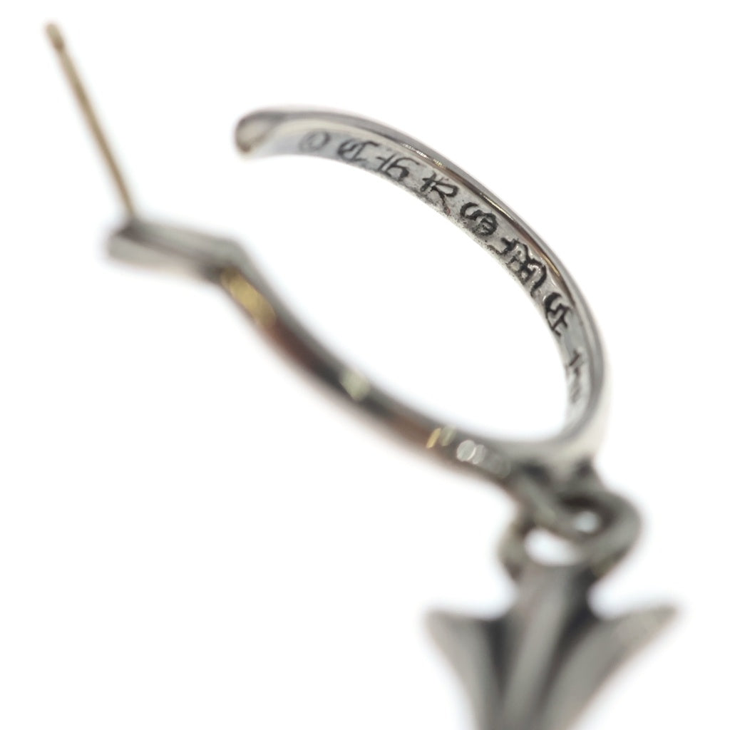 CHROME HEARTS(クロムハーツ) TINY CH CROSS タイニーCHクロス フープピアス シルバー BCA115