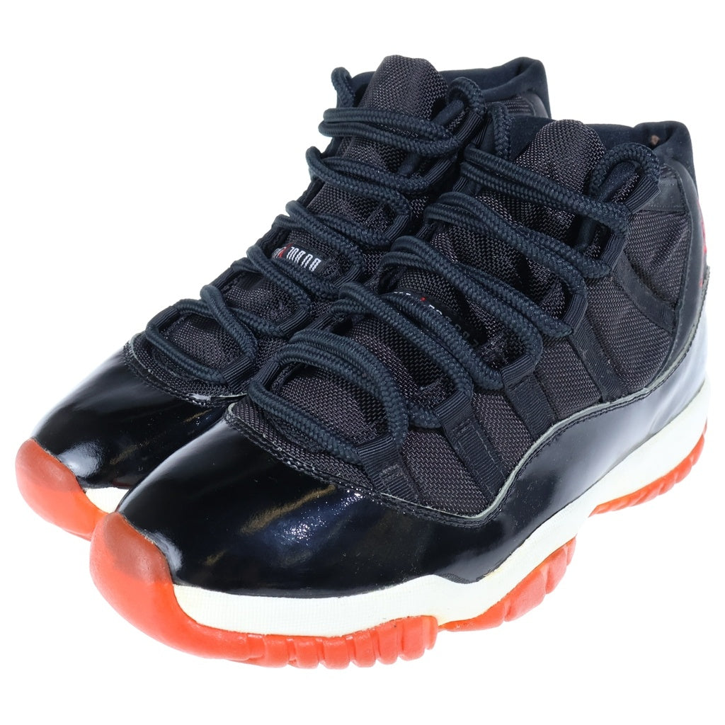 NIKE(ナイキ) 【観賞用】AIR JORDAN ORIGINAL BRED エアジョーダン 11 オリジナル ブレッド ハイカットスニーカー ブラック/レッド US9/27cm 130245-062