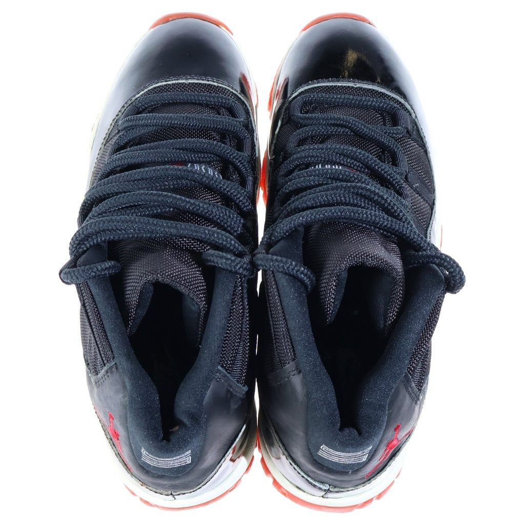 NIKE(ナイキ) 【観賞用】AIR JORDAN ORIGINAL BRED エアジョーダン 11 オリジナル ブレッド ハイカットスニーカー ブラック/レッド US9/27cm 130245-062