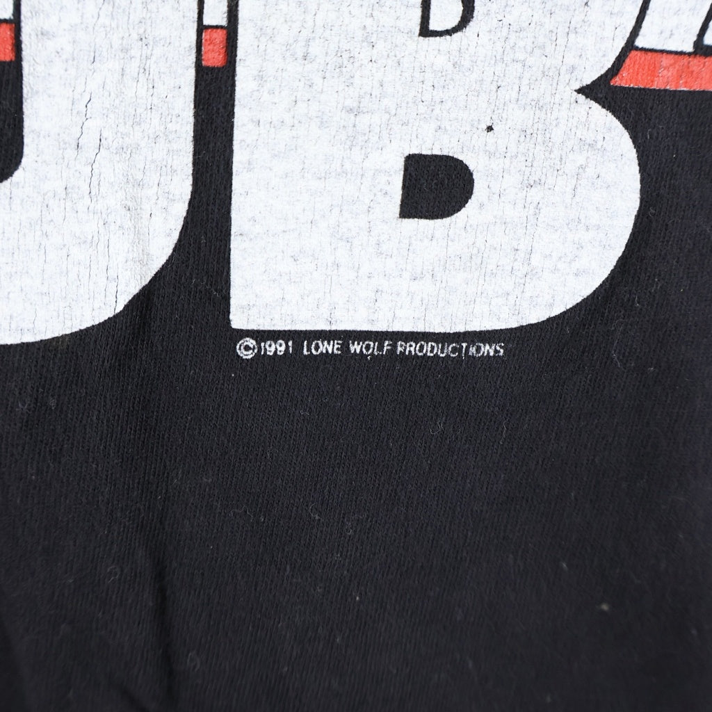 VINTAGE(ヴィンテージ) 90S ZZ TOP Recycler ZZトップ リサイクラー ロゴ プリント 半袖カットソー Tシャツ ブラック