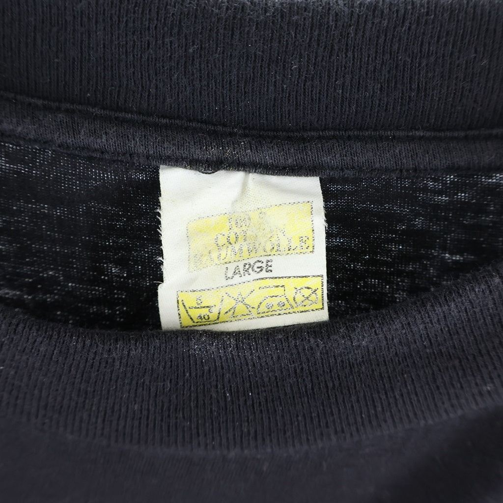 VINTAGE(ヴィンテージ) 90S ZZ TOP Recycler ZZトップ リサイクラー ロゴ プリント 半袖カットソー Tシャツ ブラック