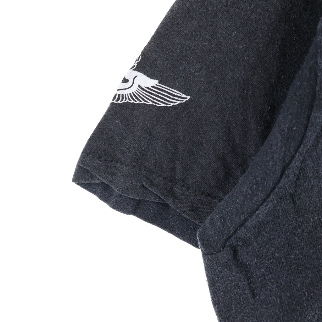 VINTAGE(ヴィンテージ) 80S AEROSMITH 1986 TOUR エアロスミス ツアー 半袖カットソー Tシャツ ブラック