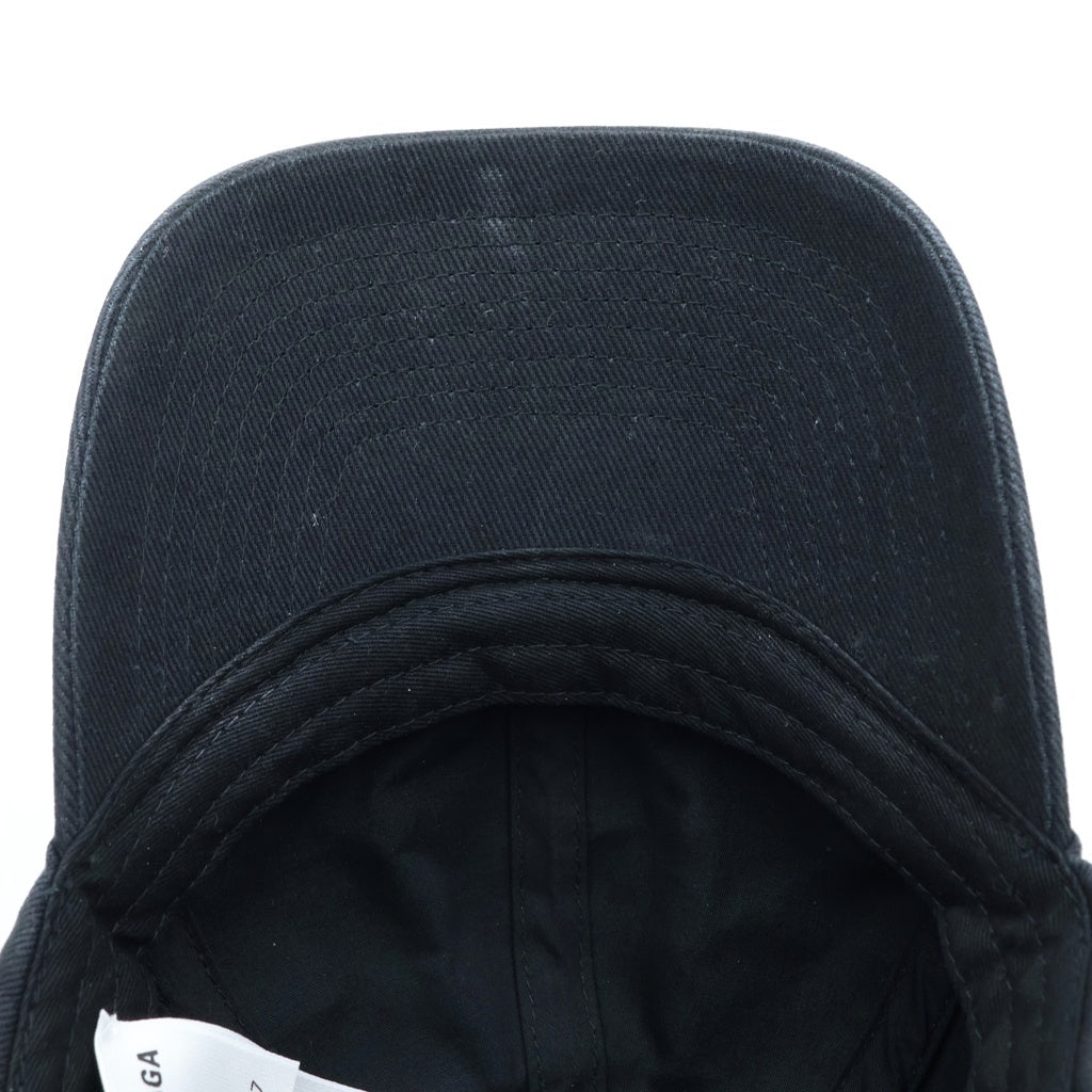 BALENCIAGA(バレンシアガ) 17SS ARCHETYPE アーチタイプ ロゴ ベースボールキャップ 帽子 ブラック レディース