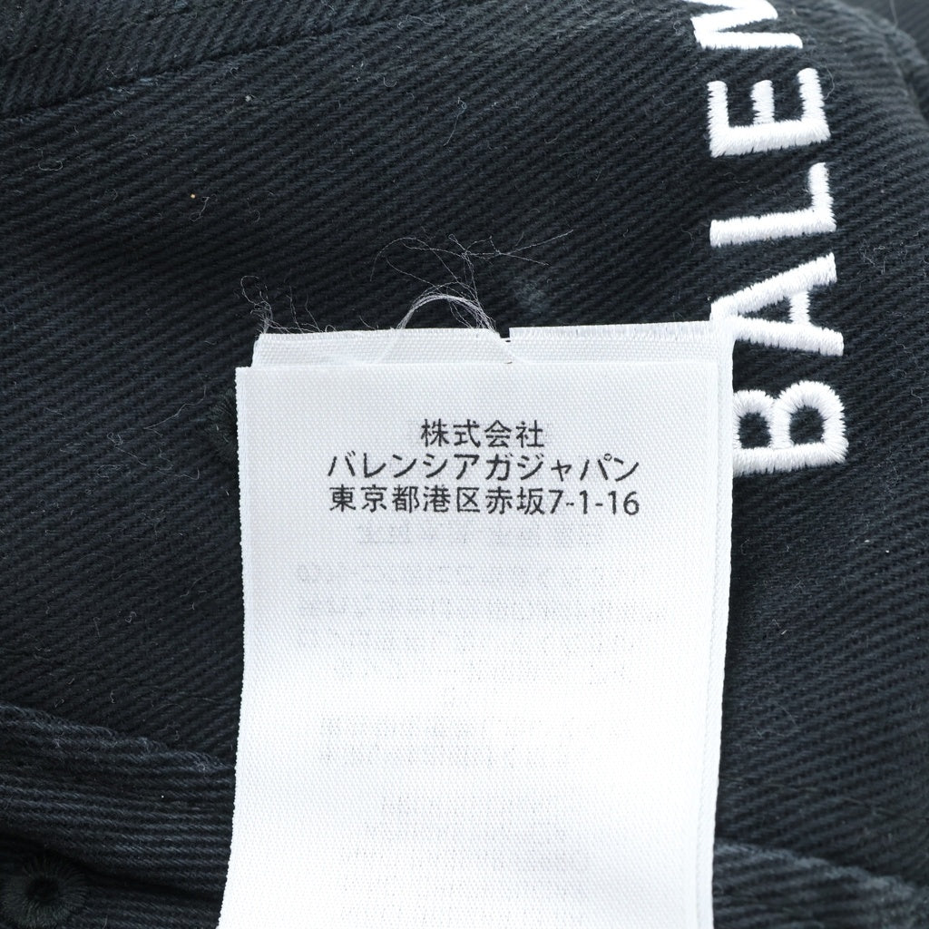 BALENCIAGA(バレンシアガ) 17SS ARCHETYPE アーチタイプ ロゴ ベースボールキャップ 帽子 ブラック レディース