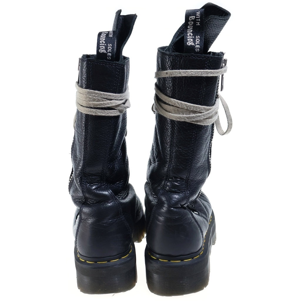 Rick Owens(リックオウエンス) ×Dr.Martens 18 HOLE BOOTS ドクターマーチン 18ホール レースアップブーツ ブラック US10.5/28.5cm 1918RO